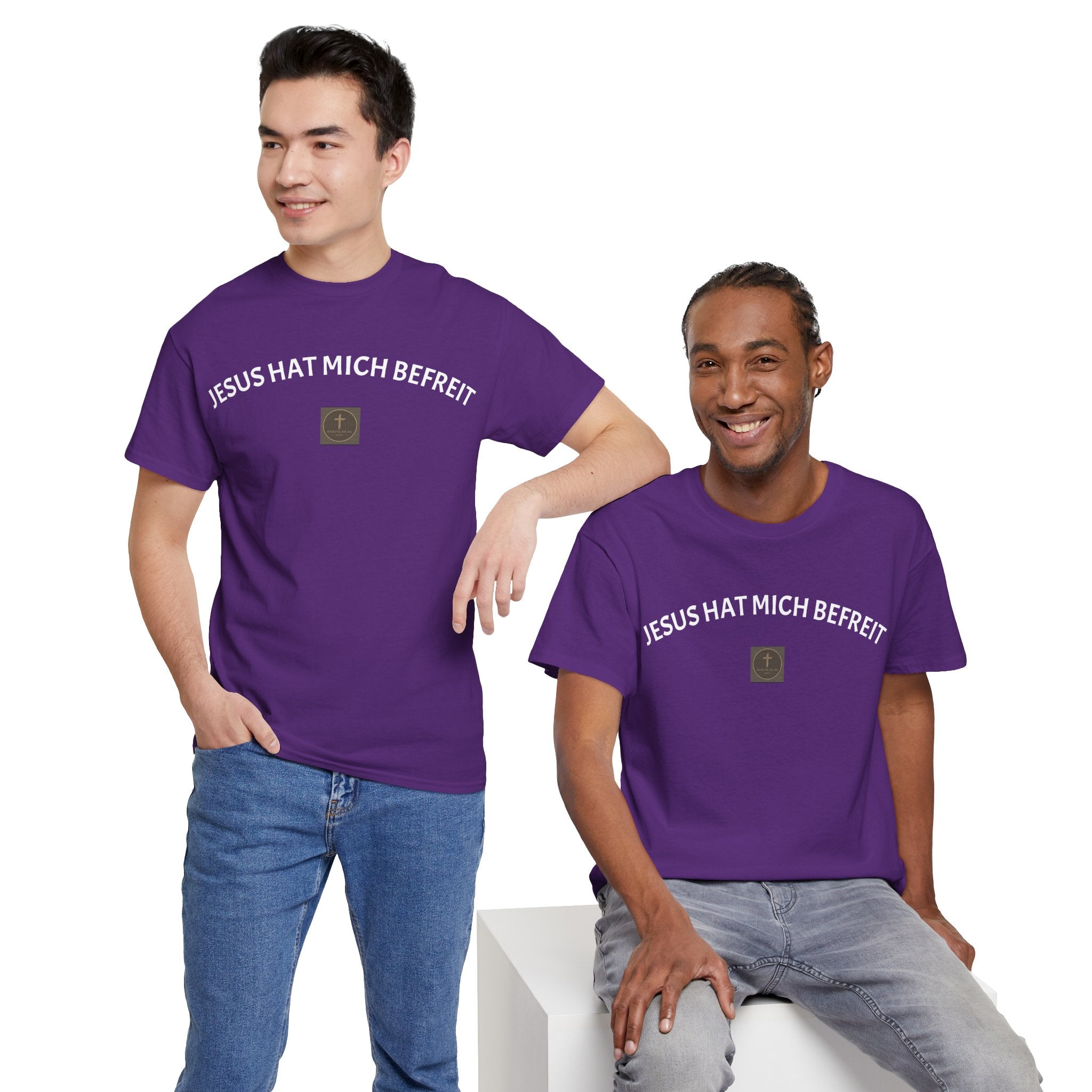 ,,Jesus hat mich befreit,, - Trage dein Zeugnis - T-Shirt
