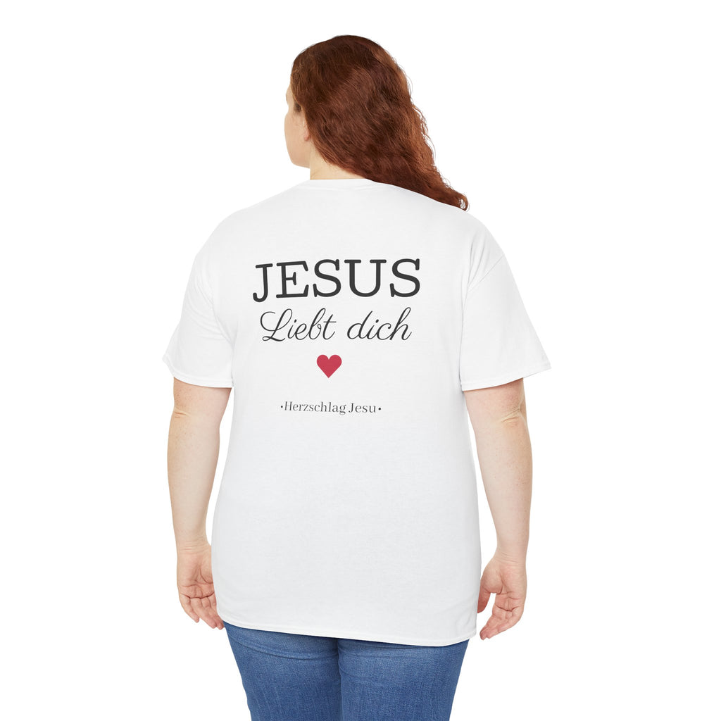 Jesus liebt dich - Herz T-Shirt