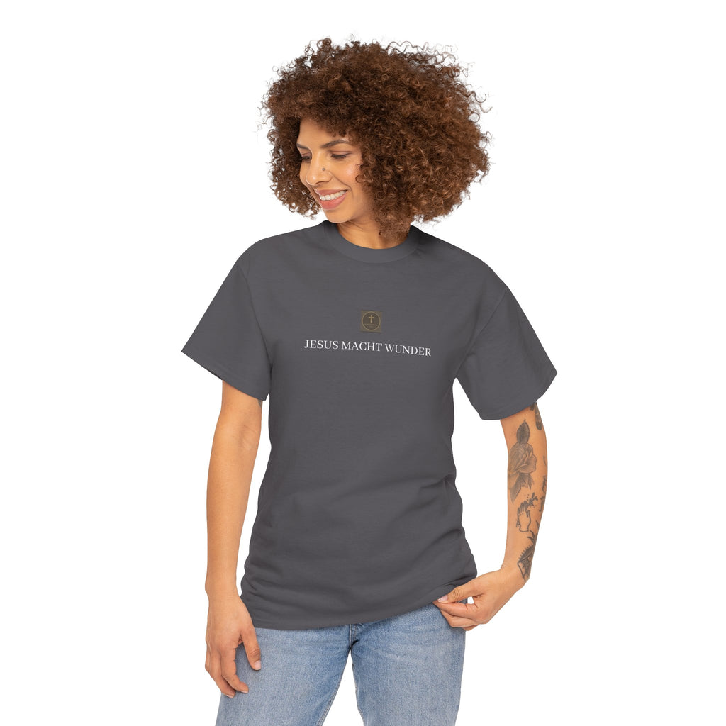 ,,JESUS MACHT WUNDER,, - Schlichtes T-Shirt
