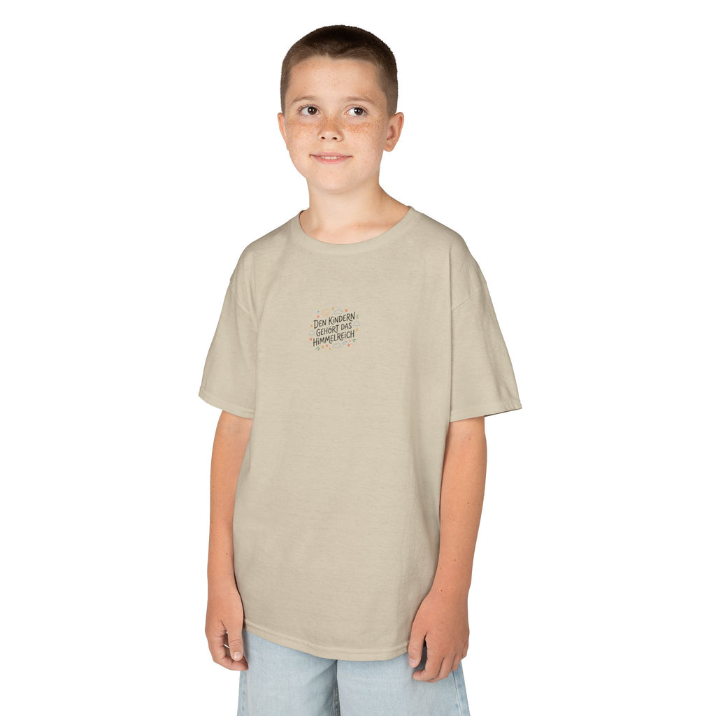 Kinder T‑Shirt — "Den Kindern gehört das Himmelreich"