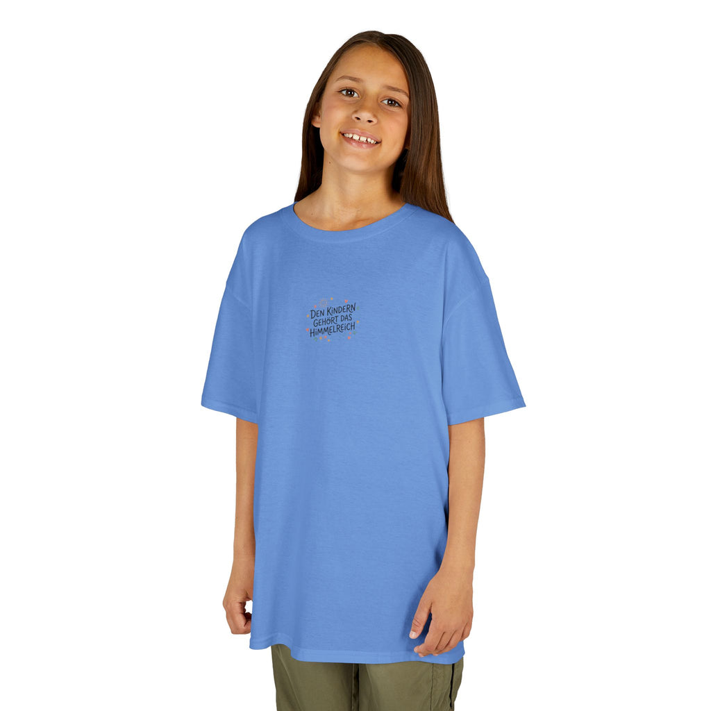 Kinder T‑Shirt — "Den Kindern gehört das Himmelreich"