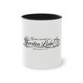 Komm zurück zur ersten Liebe Offenbarung 2,4 Design Tasse