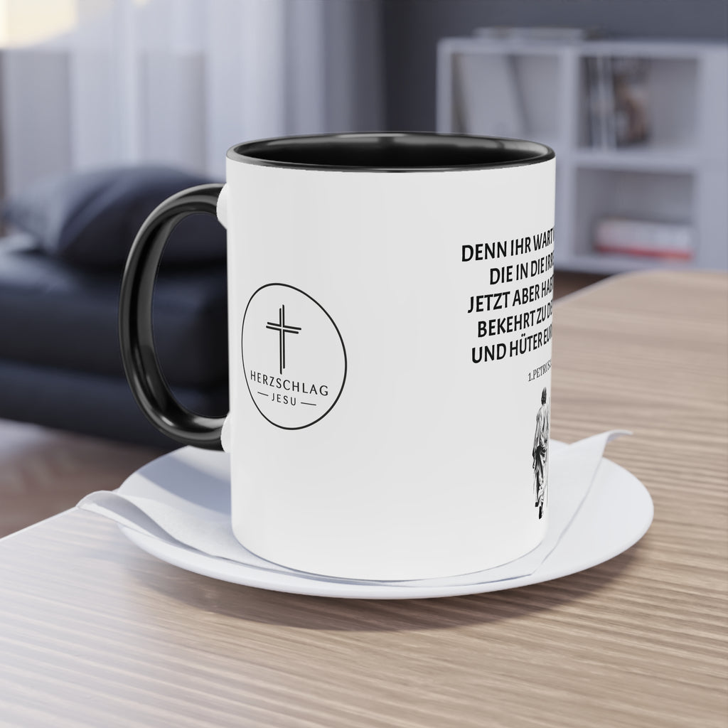 1.Petrus 2:25 - Tasse