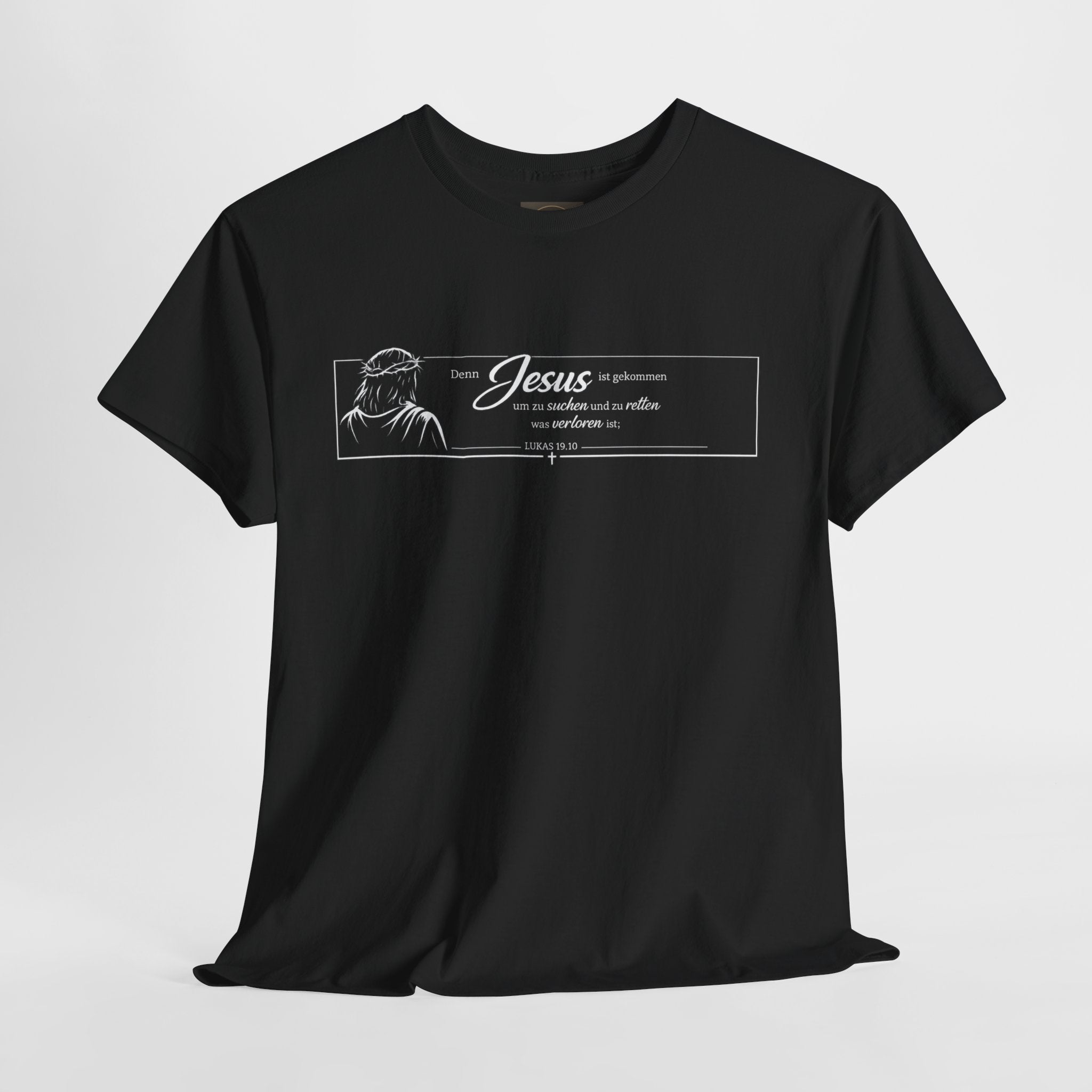 Lukas 19:10 ..Denn Jesus ist gekommen um zu suchen und zu retten was verloren ist,, Design T-Shirt