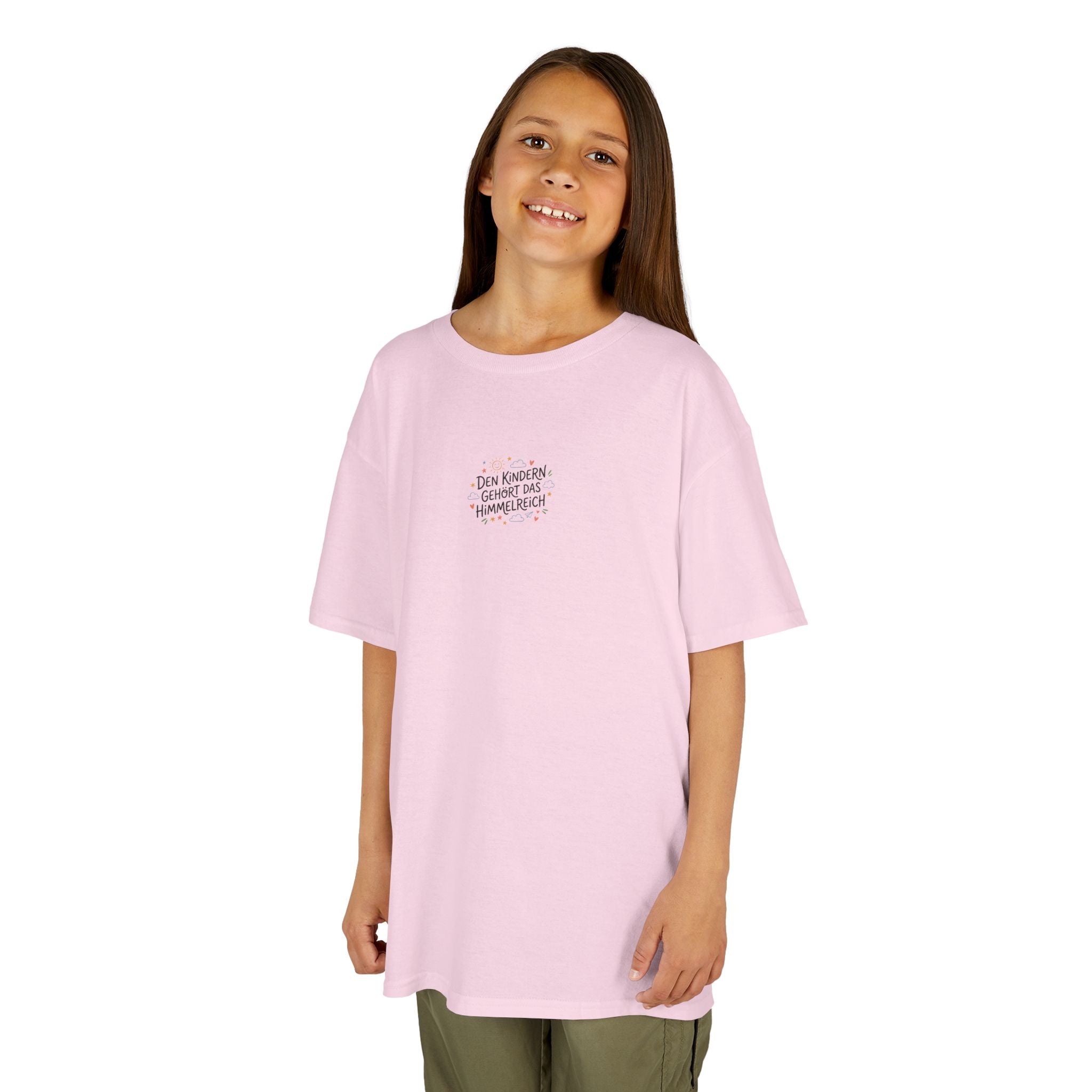 Kinder T‑Shirt — "Den Kindern gehört das Himmelreich"