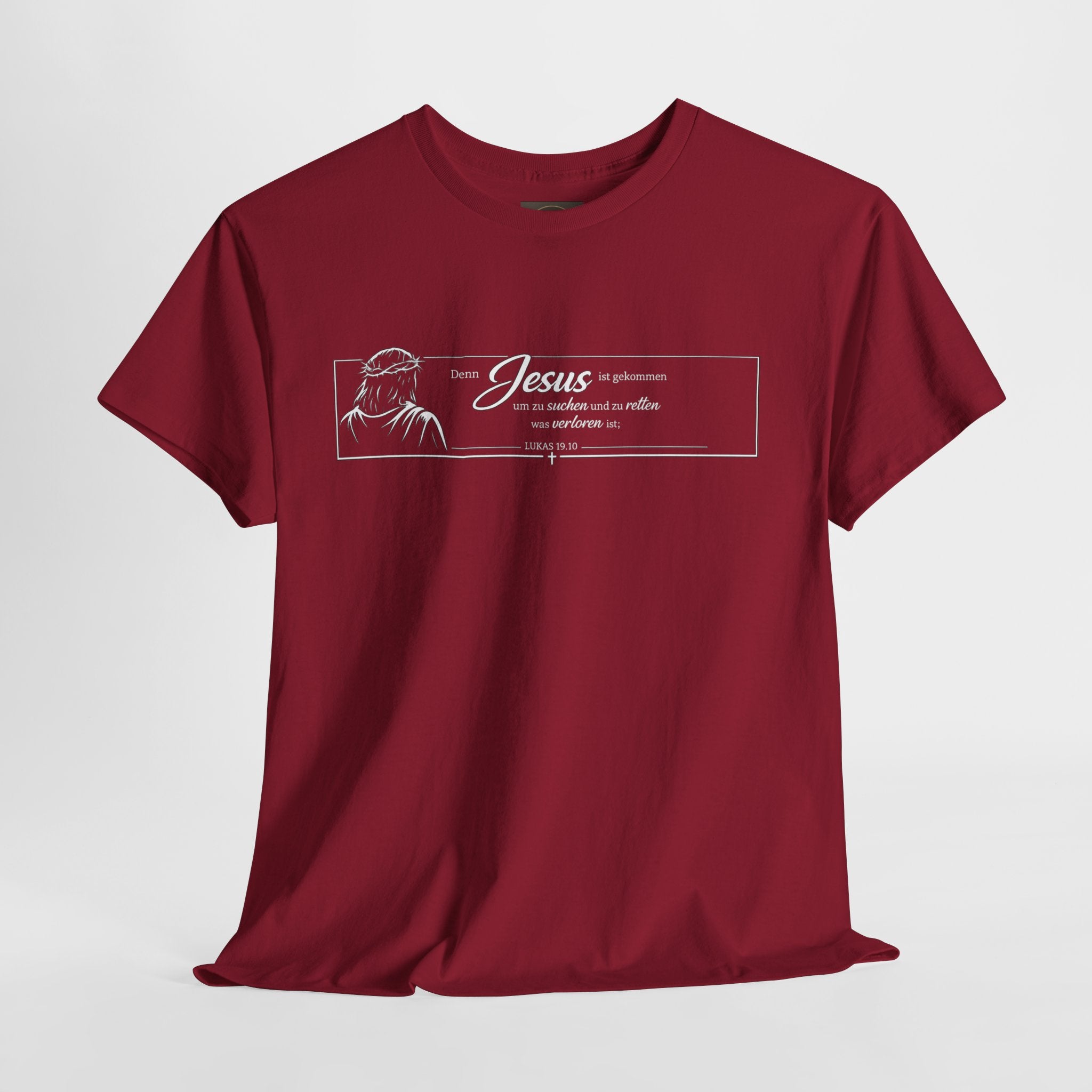 Lukas 19:10 ..Denn Jesus ist gekommen um zu suchen und zu retten was verloren ist,, Design T-Shirt