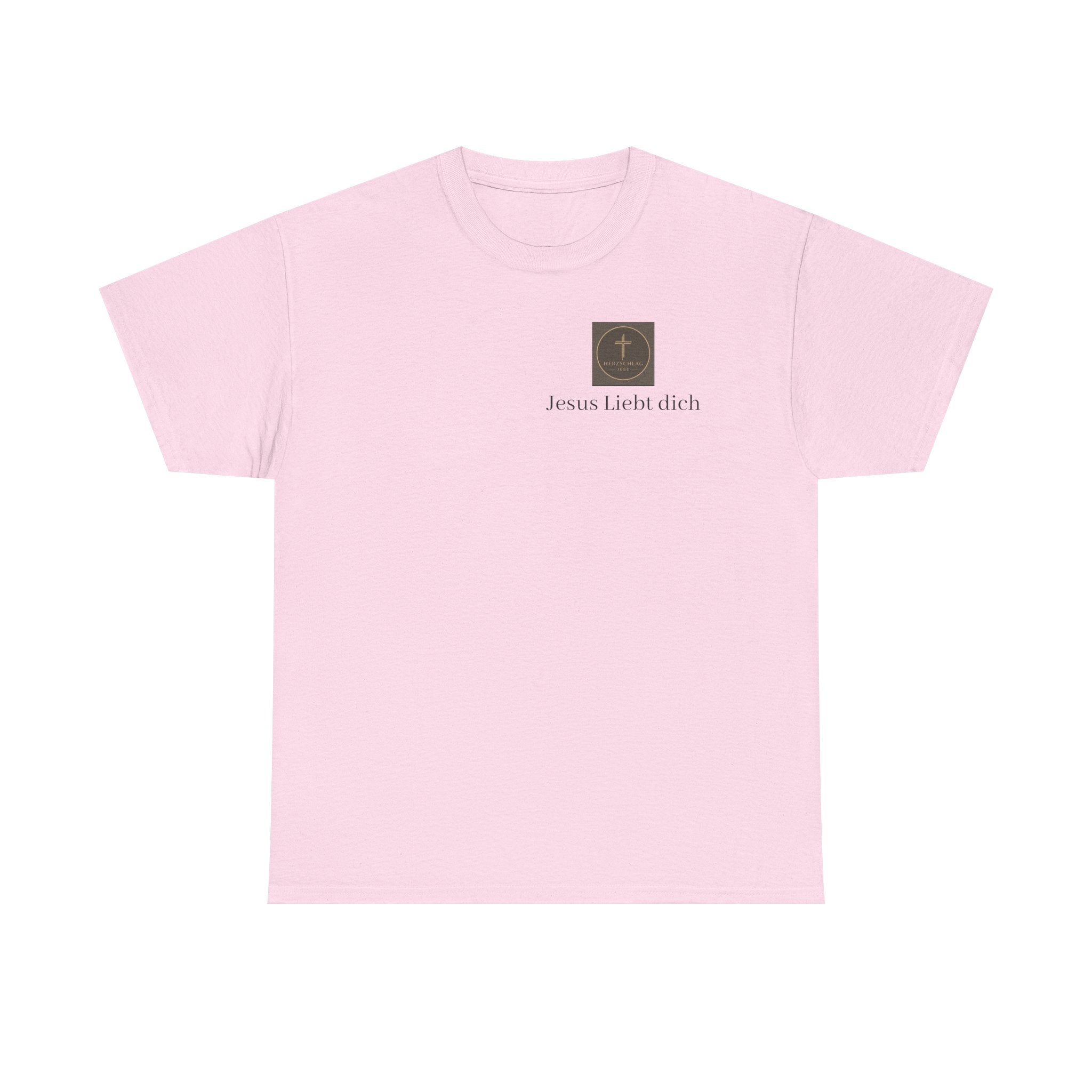 ,,Jesus Liebt dich,, - T-Shirt mit Herzschlag Jesu Logo