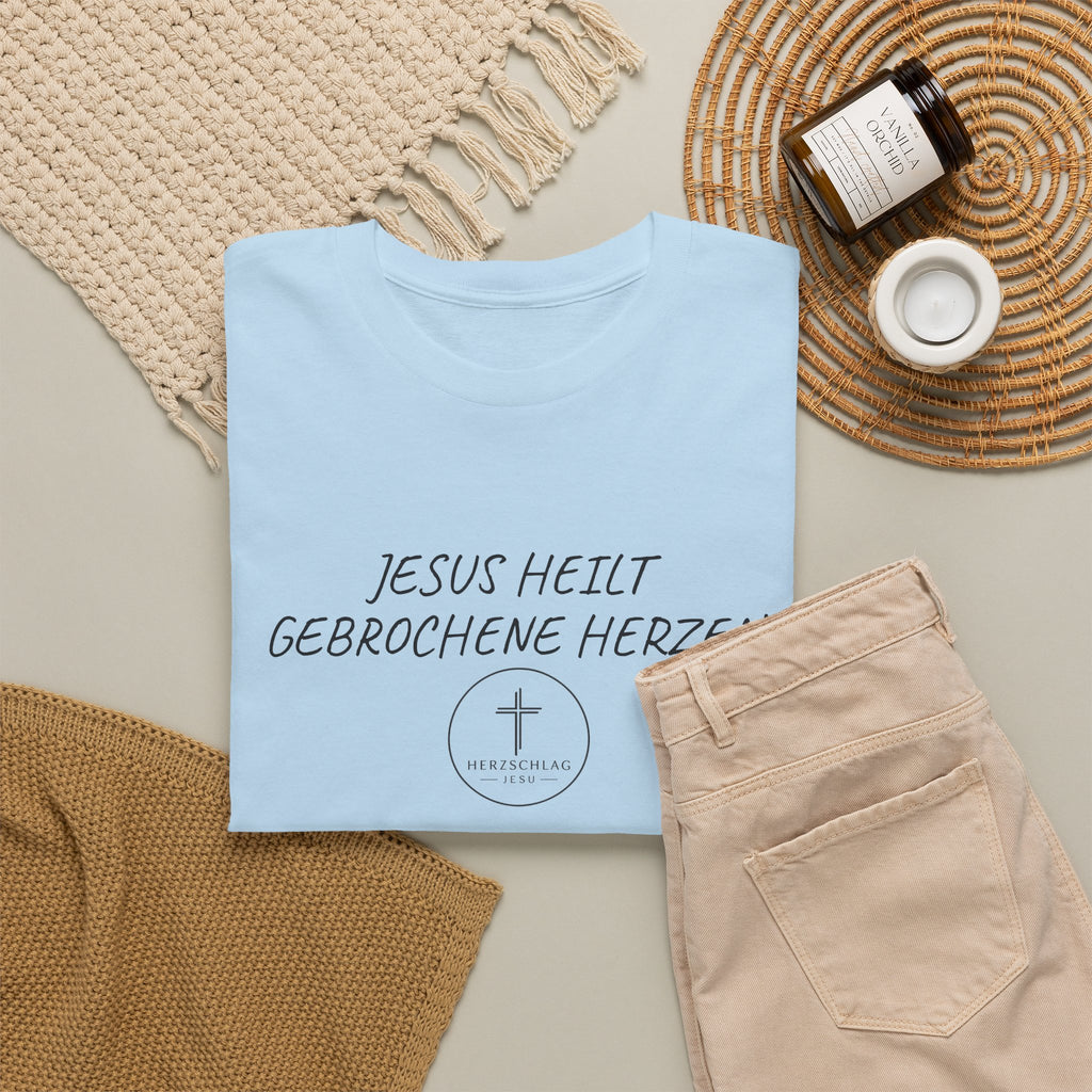 Jesus heilt gebrochene Herzen T-Shirt