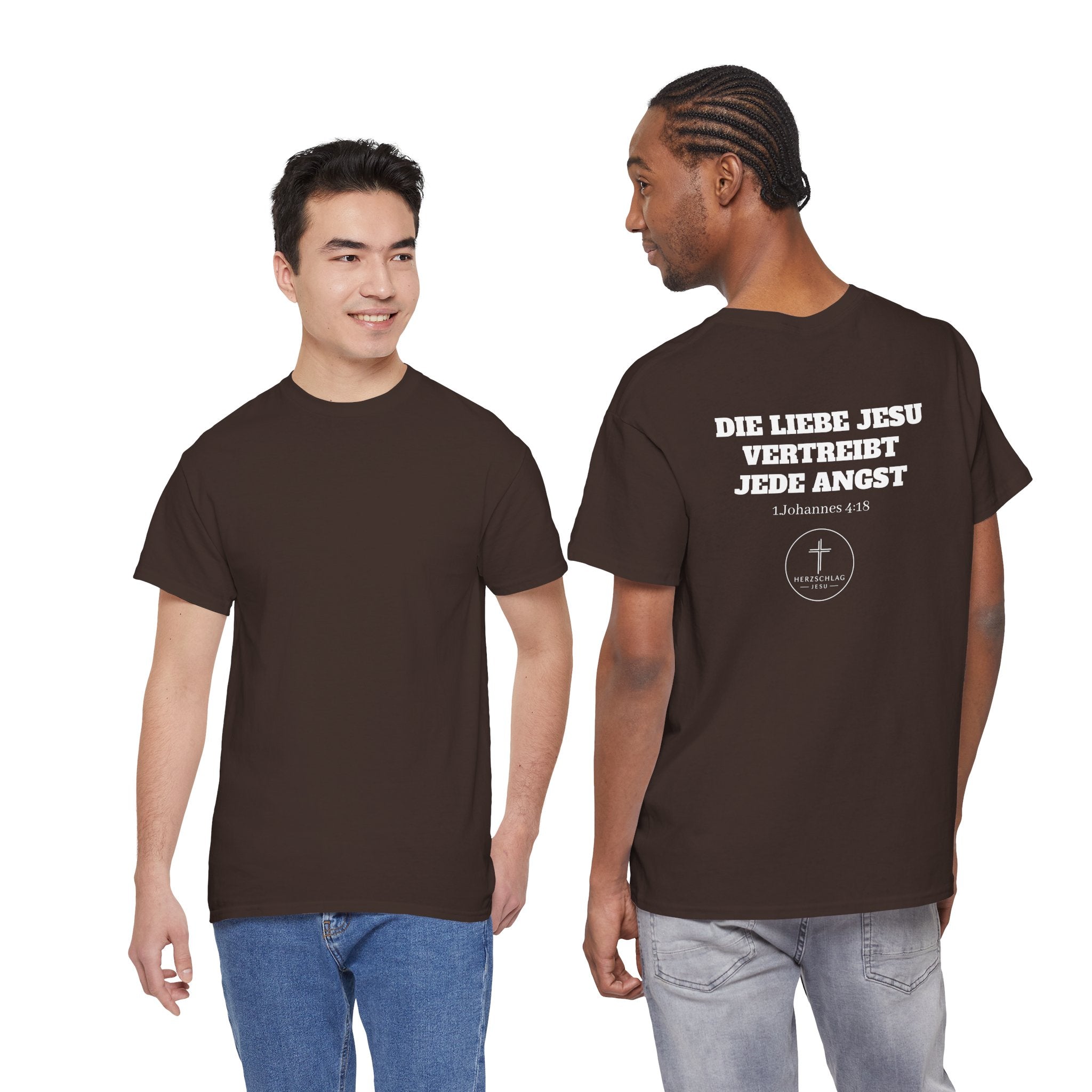 Die Liebe Jesu vertreibt jede Angst 1.Johannes 4:18 T-Shirt