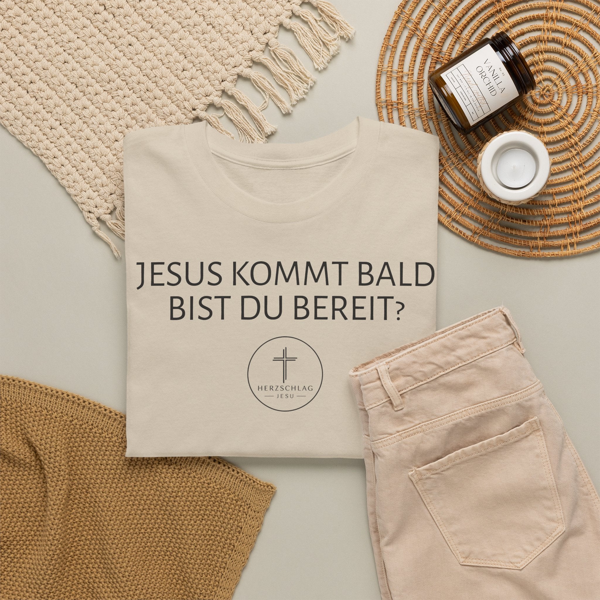 ,,Jesus kommt bald bist du bereit?,, - T-Shirt