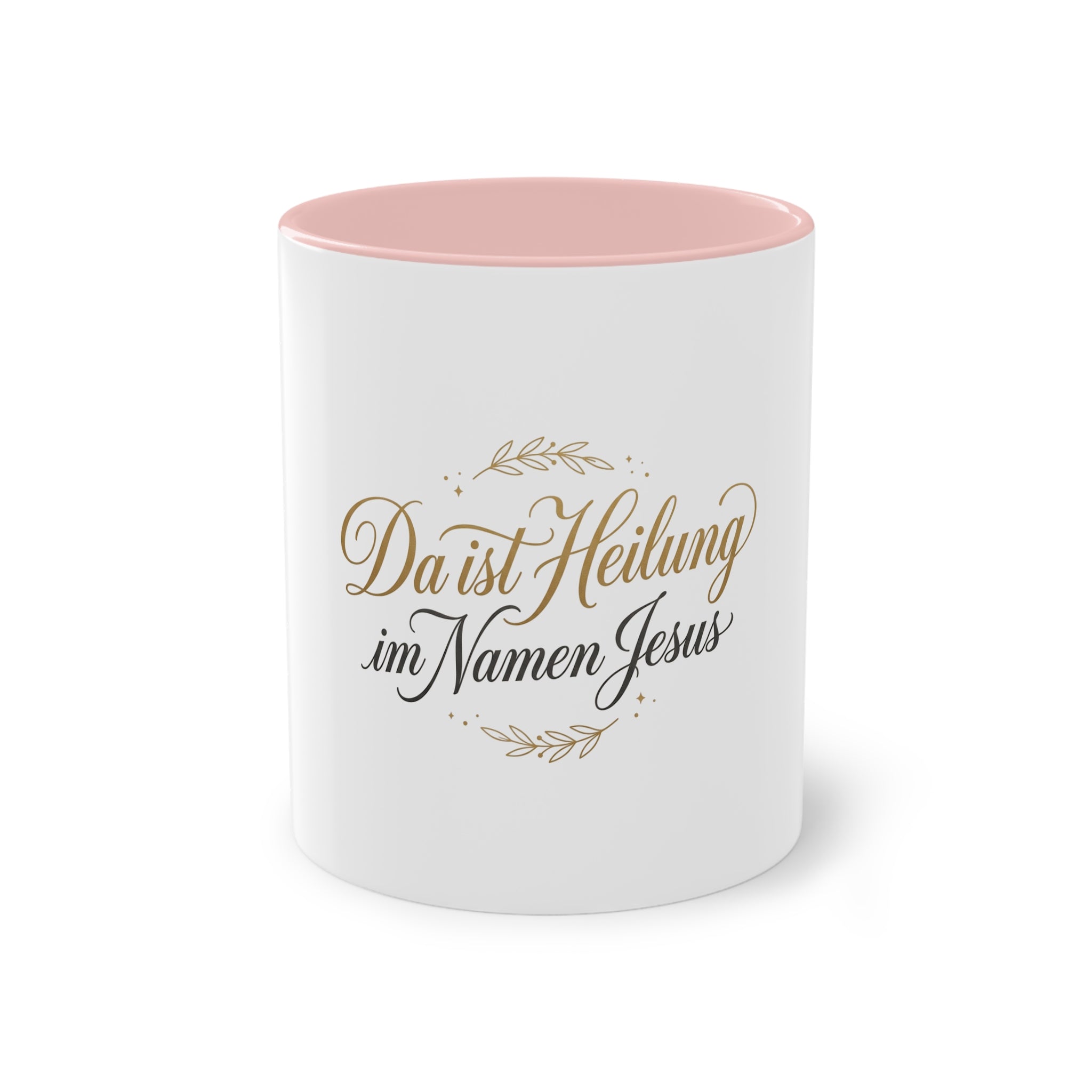 ,,Da ist Heilung im Namen Jesus,, Kaffee Tasse