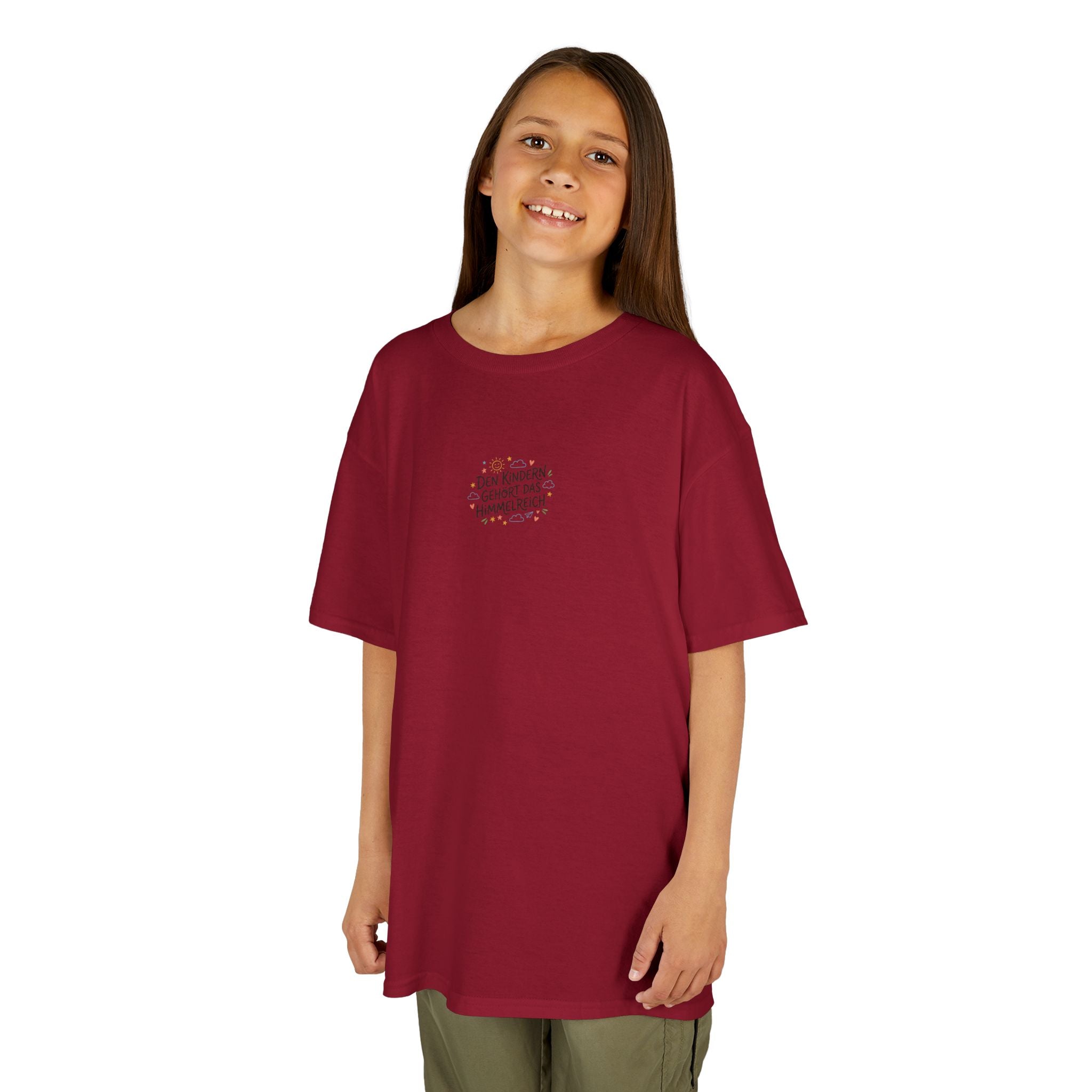 Kinder T‑Shirt — "Den Kindern gehört das Himmelreich"