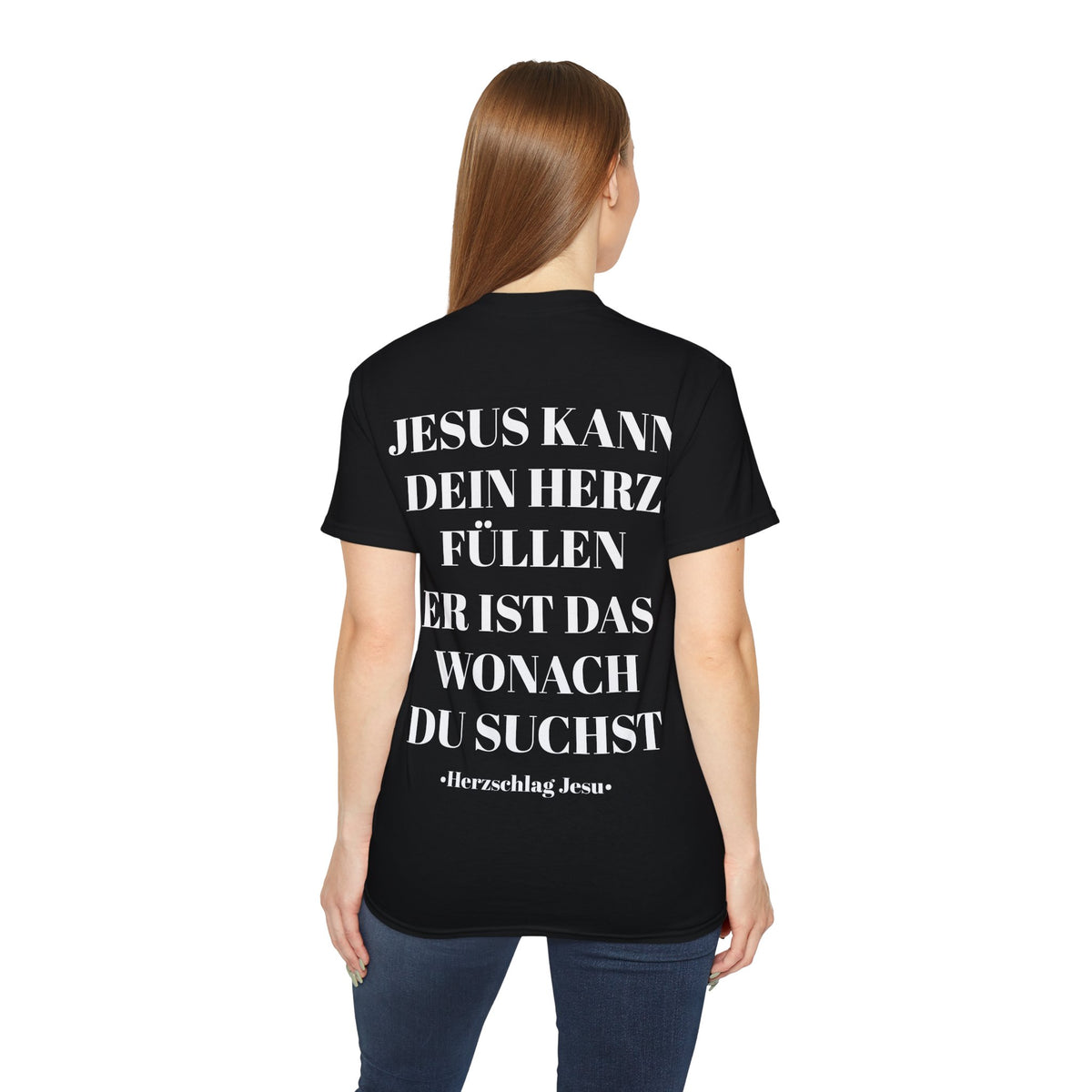 Heavyweight T-Shirt - Jesus kann dein Herz füllen er ist wonach du suchst