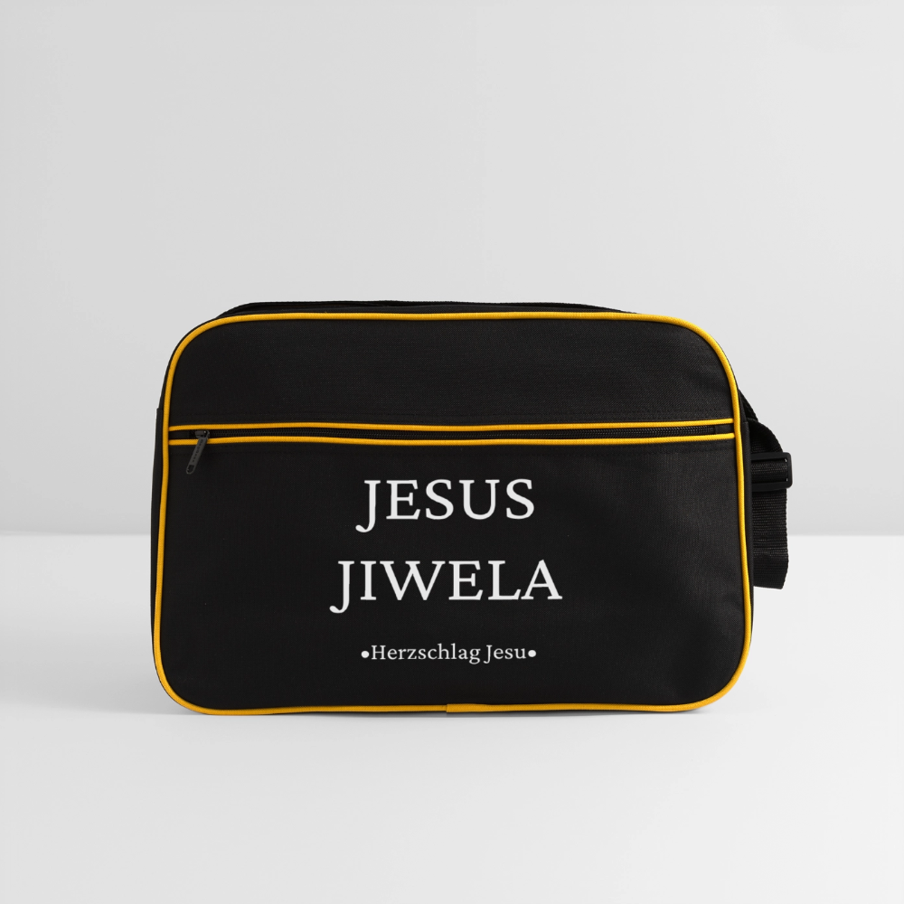 Retro Tasche - Jesus Jiwela - Romenes - Schwarz/Gold