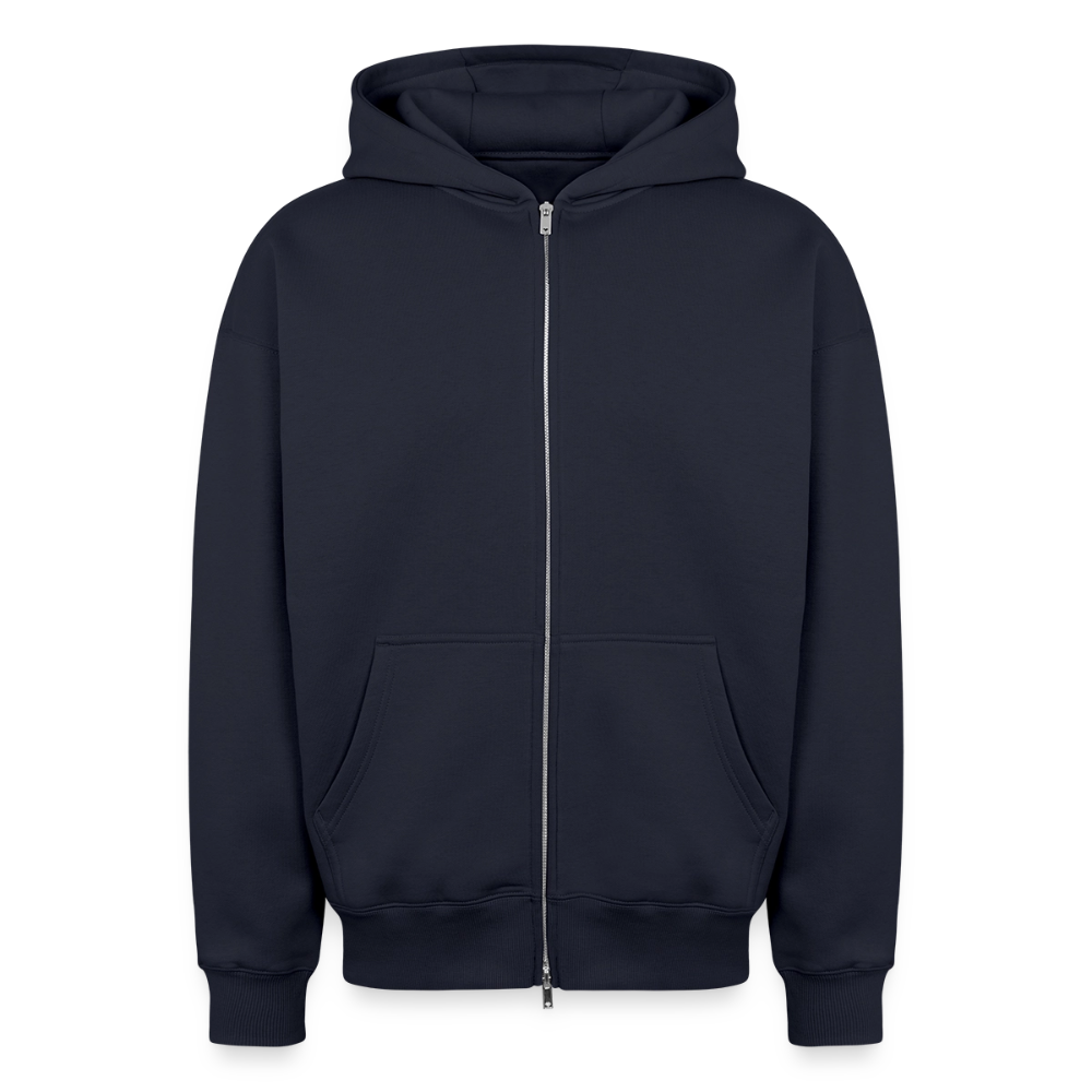 Oversized Heavyweight Kapuzenjacke - Römer 8:38-39 - Navy