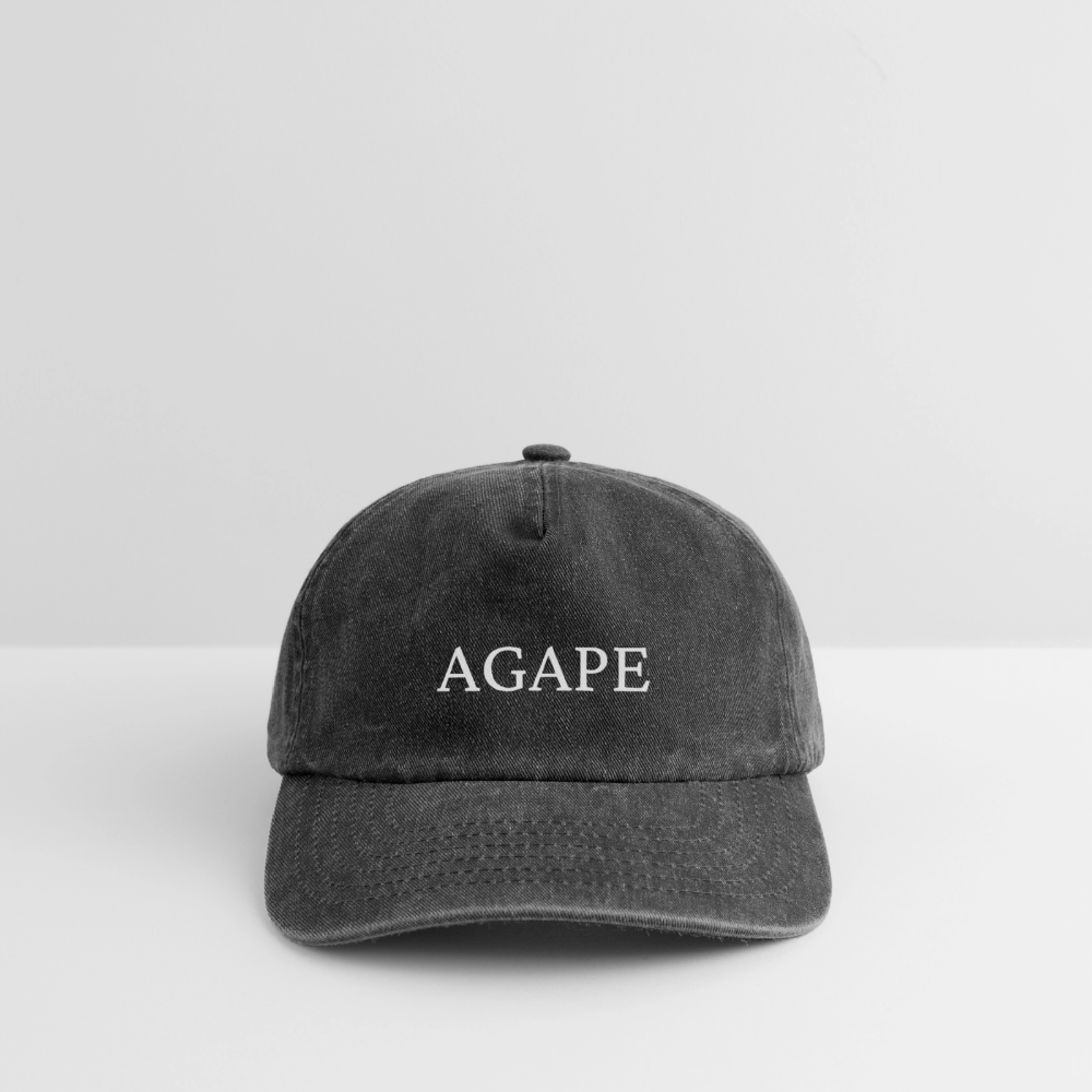Relaxed Vintage Cap - Agape - Vintage Schwarz