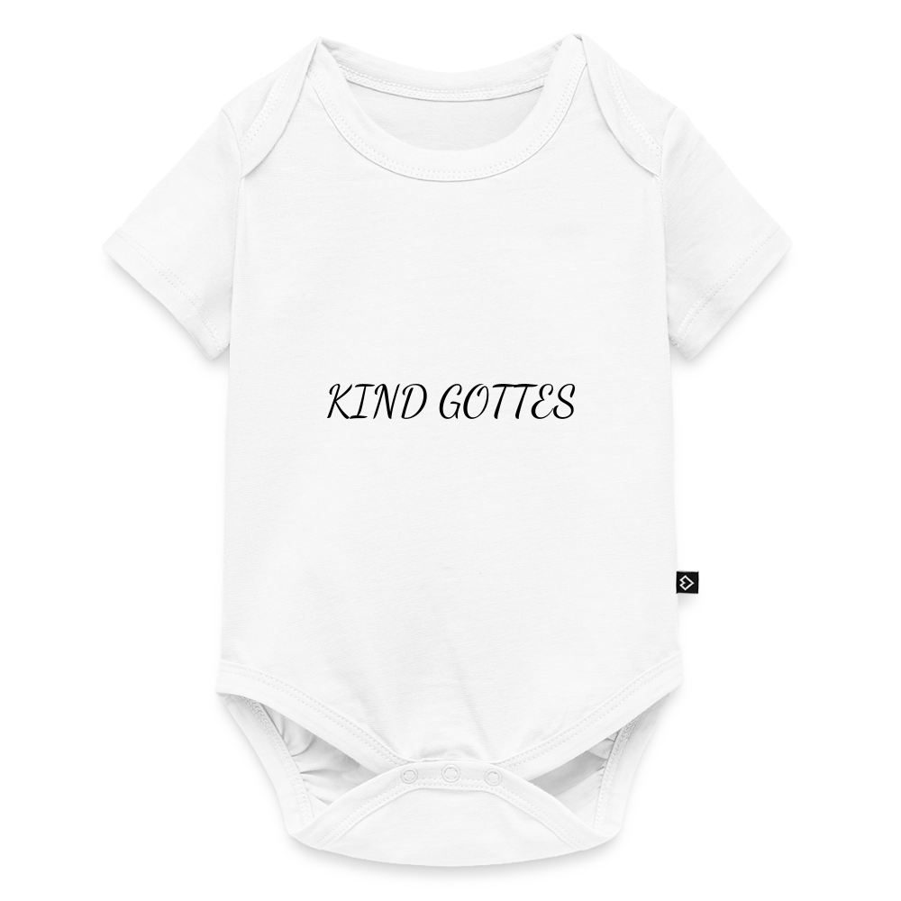 Baby Bio-Kurzarm-Body - KIND GOTTES - Weiß