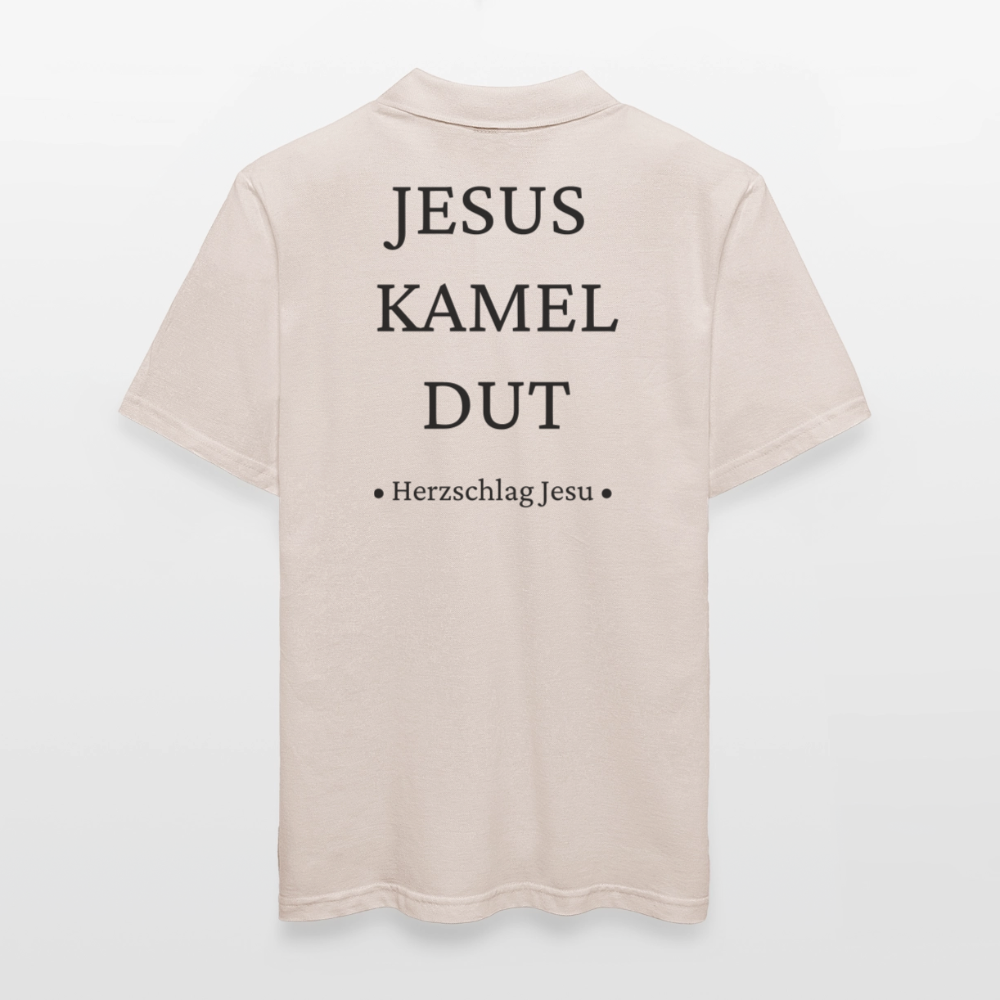 Männer Poloshirt - Jesus Kamel Dut - Romenes - Beige