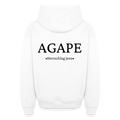 Oversized Heavyweight Kapuzenjacke - Agape - Weiß