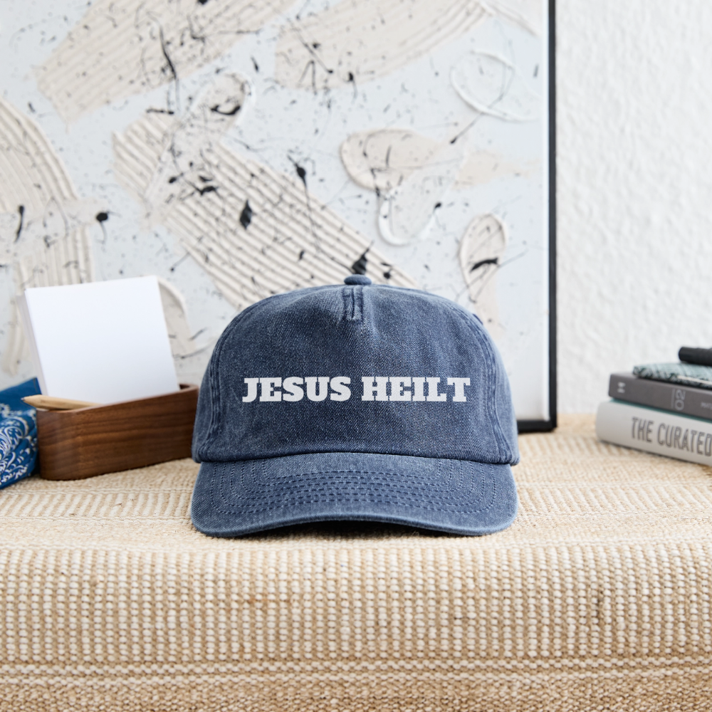 Relaxed Vintage Cap - Jesus Heilt - Vintage Denim
