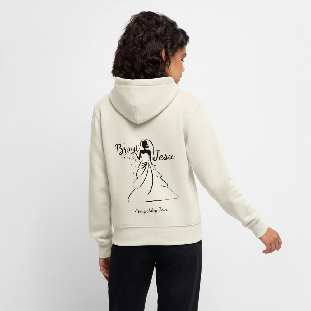 Frauen Premium Hoodie -  Braut Jesu - Naturweiß