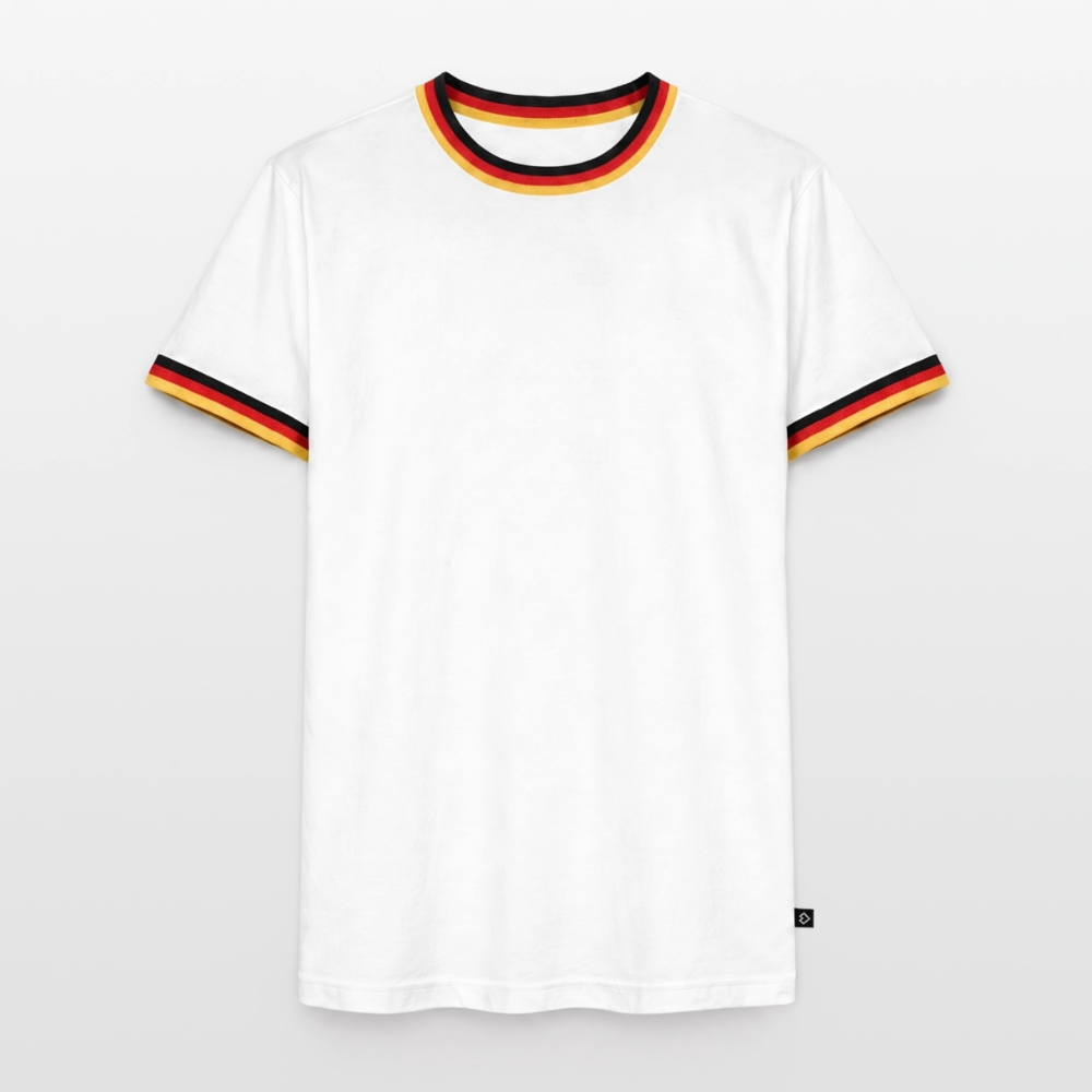 Deutschland T-Shirt - Deutschland für Jesus - Weiß/Dreifarbig