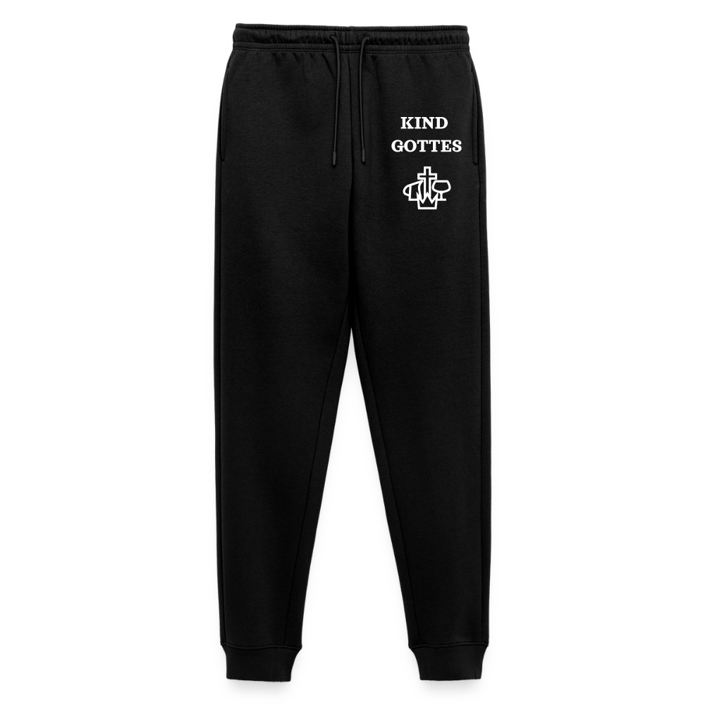 Männer Bio Jogginghose - Kind Gottes Design - Schwarz