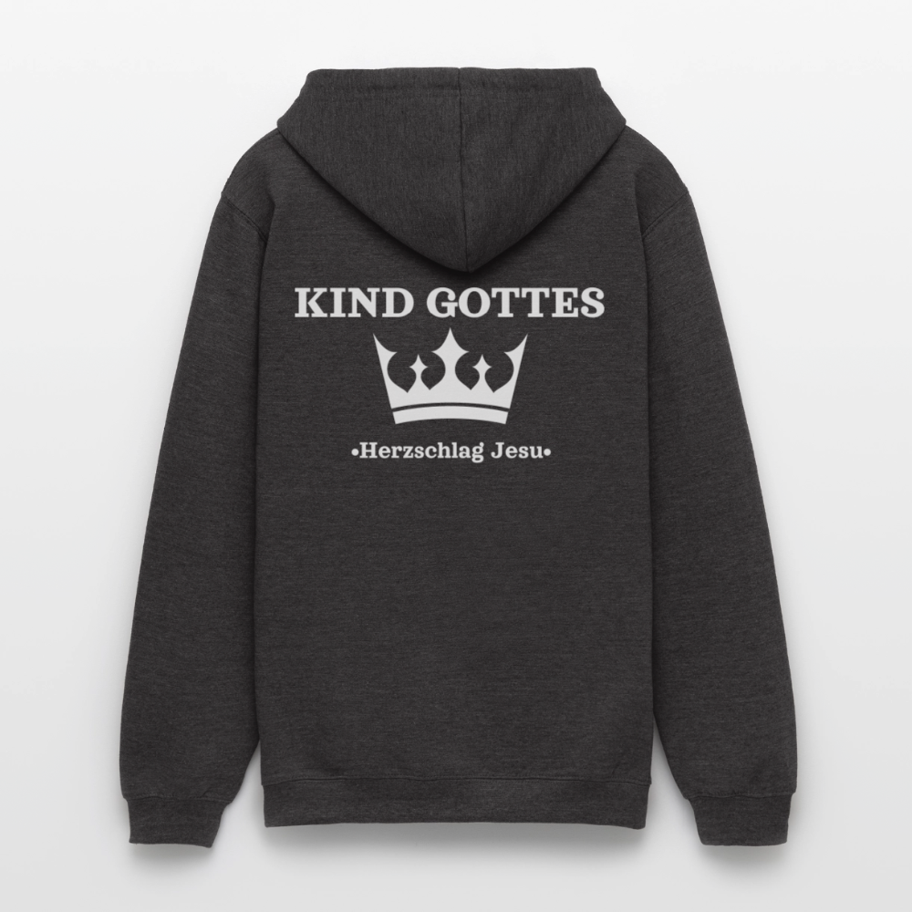 Hoodie - Kind Gottes - mit Krone - Anthrazit