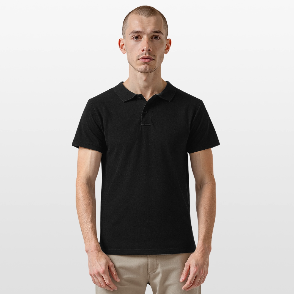 Männer Poloshirt - Jesus Jiwela - Romenes - Schwarz