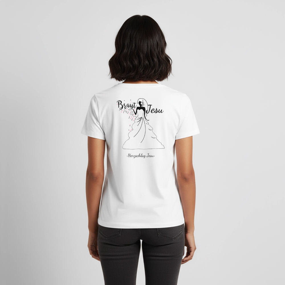 Frauen Premium T-Shirt - Braut Jesu - Weiß
