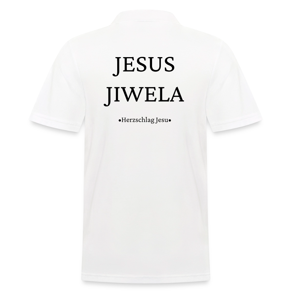 Männer Poloshirt - Jesus Jiwela - Weiß