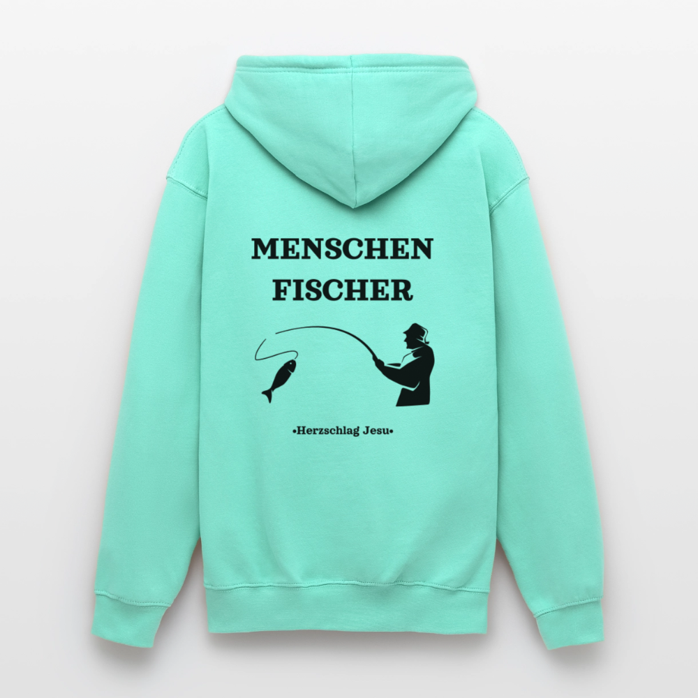 Hoodie - Menschen Fischer - Mint