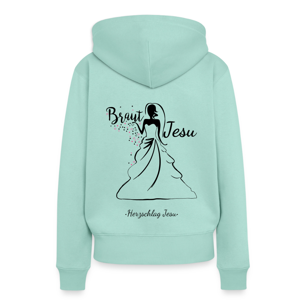 Frauen Premium Hoodie -  Braut Jesu - Mint 