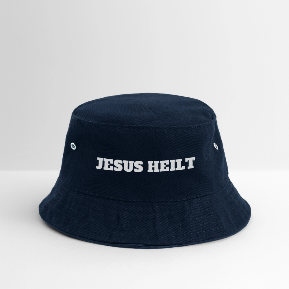 Bucket Hat - Jesus Heilt - Navy