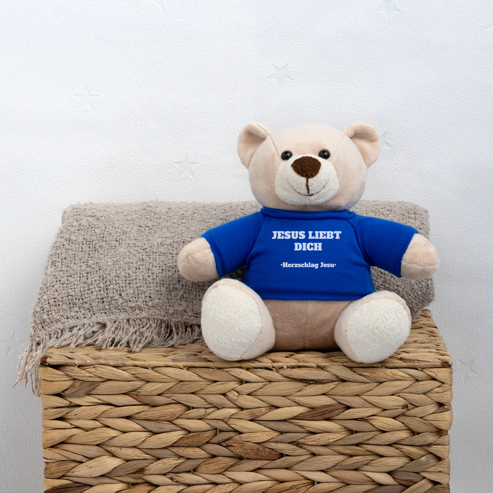Teddy - Jesus liebt dich - Königsblau