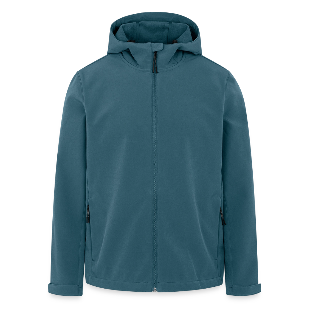 Männer Softshell-Jacke - Johannes 14:6 Jesus ist der Weg, die Wahrheit, das Leben - Dunkles Petrol