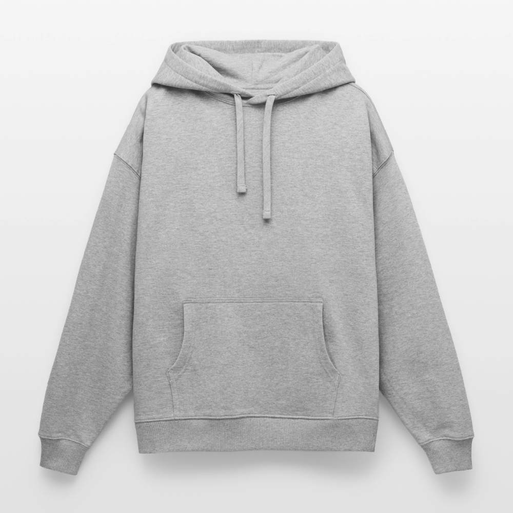 Premium Oversized Hoodie  - Agape - Grau meliert