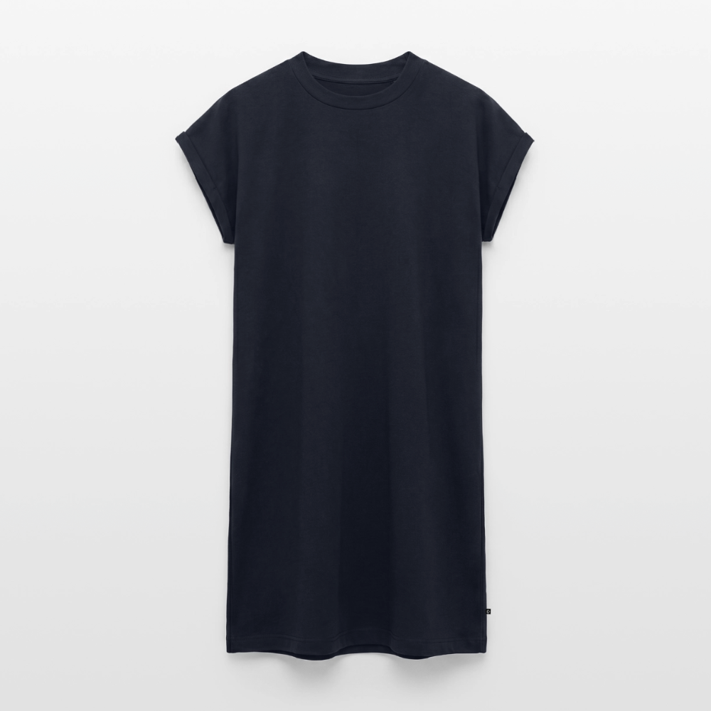 Frauen Premium Organic T-Shirt Kleid - Braut Jesu - Navy