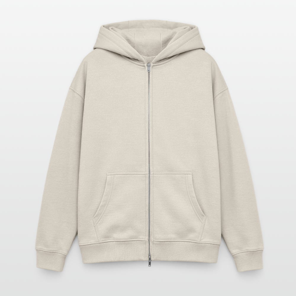 Oversized Heavyweight Kapuzenjacke - Agape - Beige