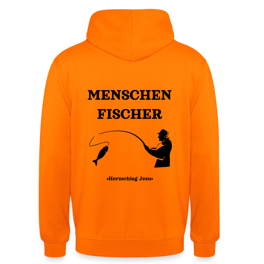Hoodie - Menschen Fischer - Orange