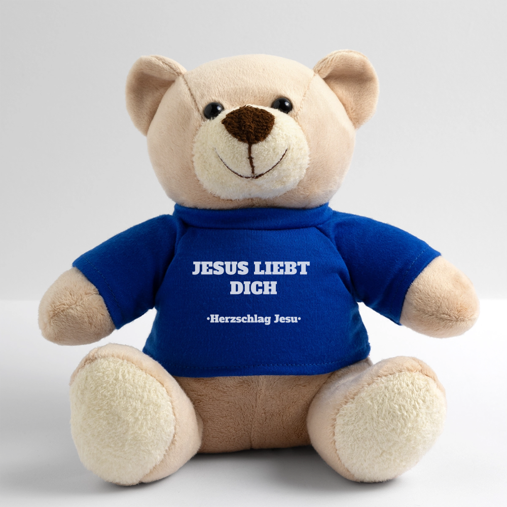 Teddy - Jesus liebt dich - Königsblau