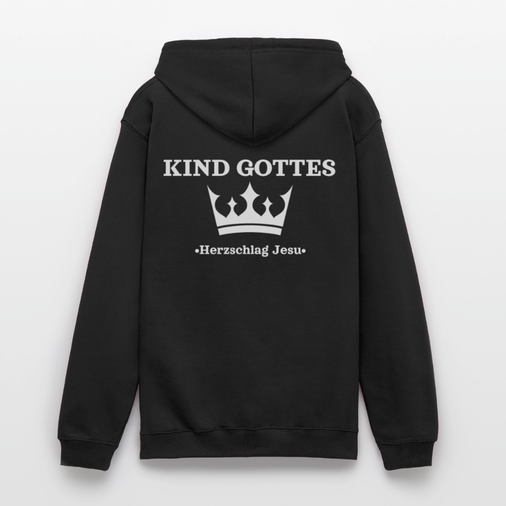 Hoodie - Kind Gottes - mit Krone - Schwarz