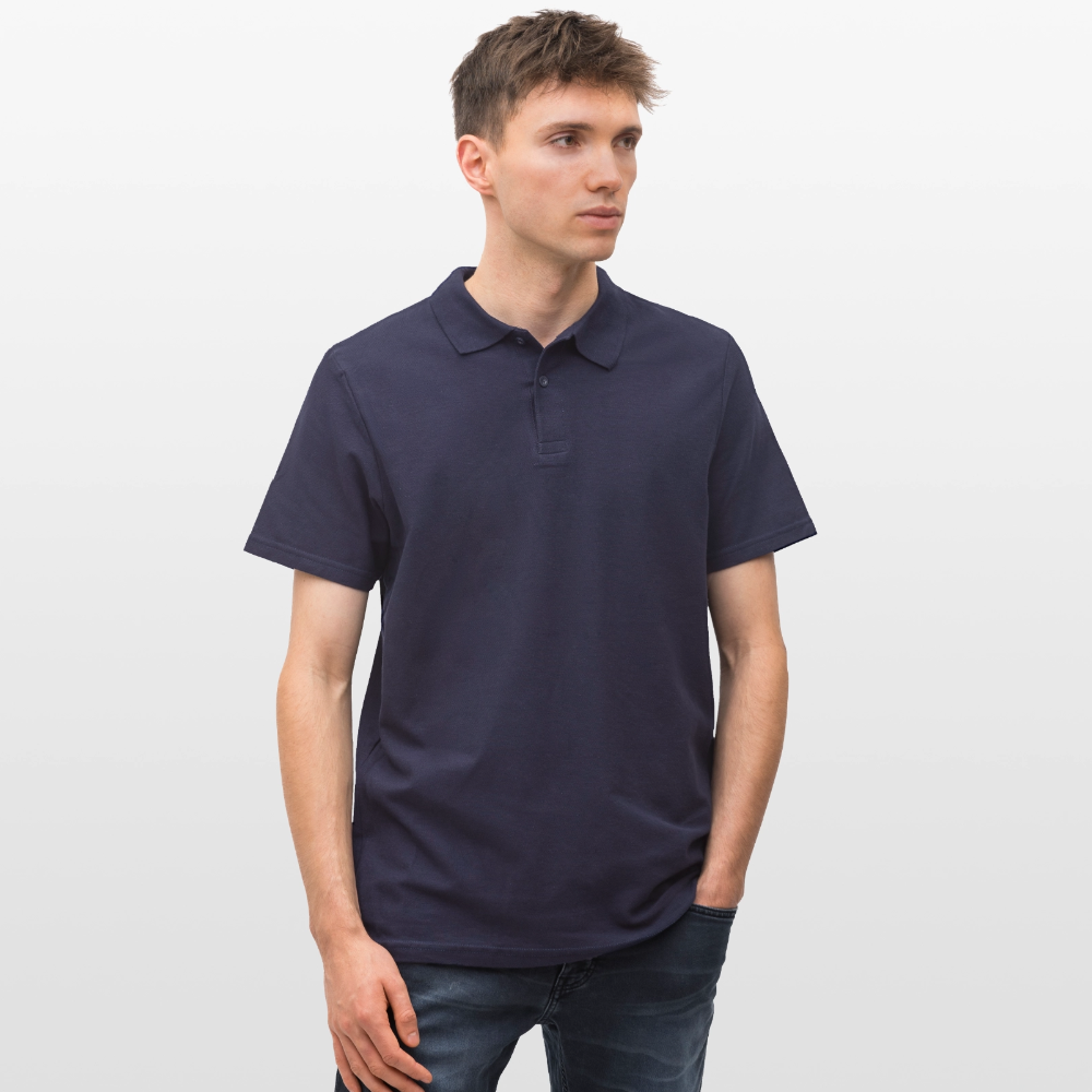 Männer Poloshirt - Johannes 14:6 - Navy