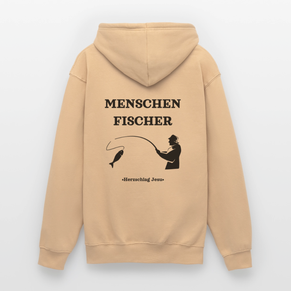 Hoodie - Menschen Fischer - Pfirsich
