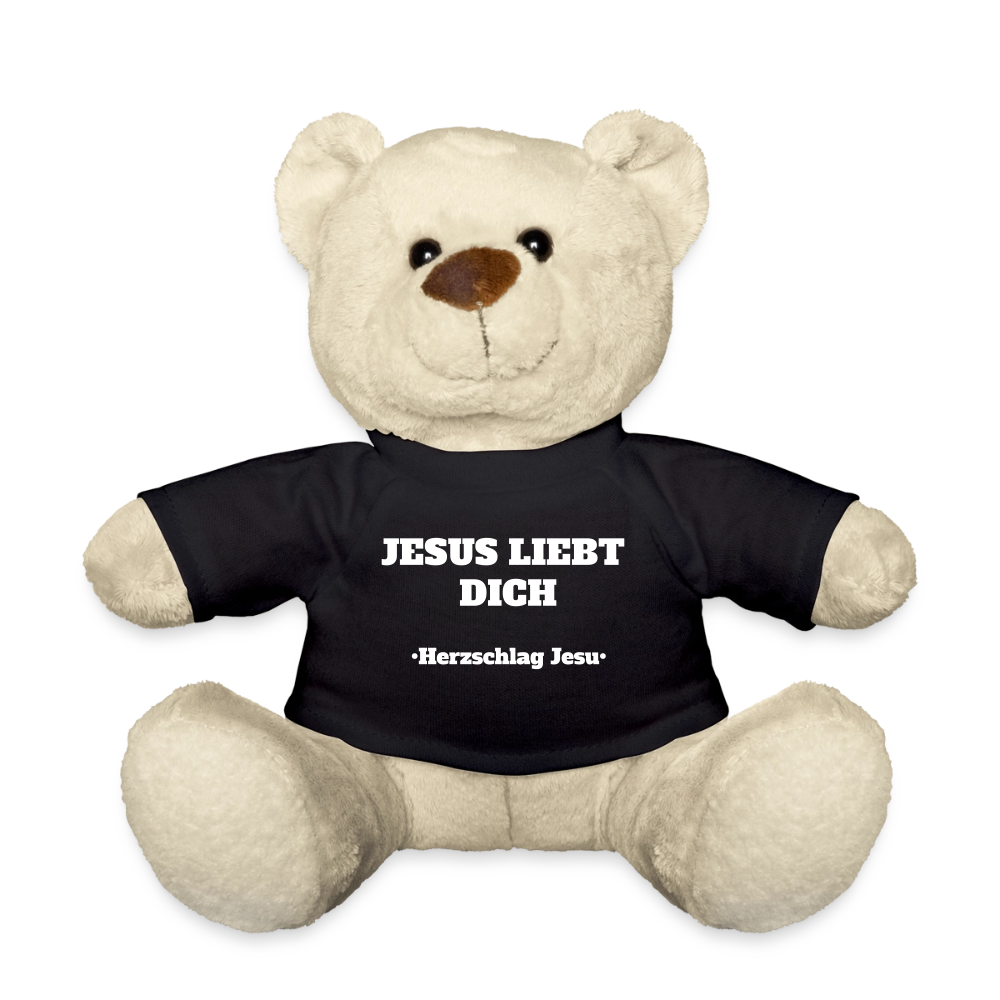 Teddy - Jesus liebt dich - Schwarz