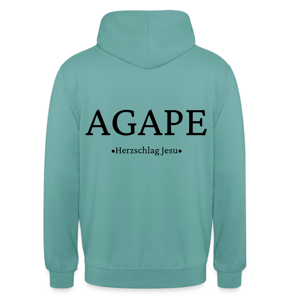 Hoodie - Agape - Pastelltürkis
