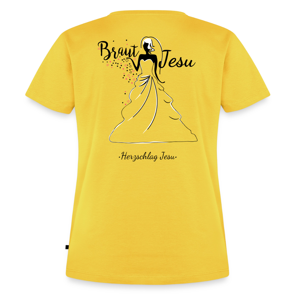 Frauen Premium T-Shirt - Braut Jesu - Sonnengelb