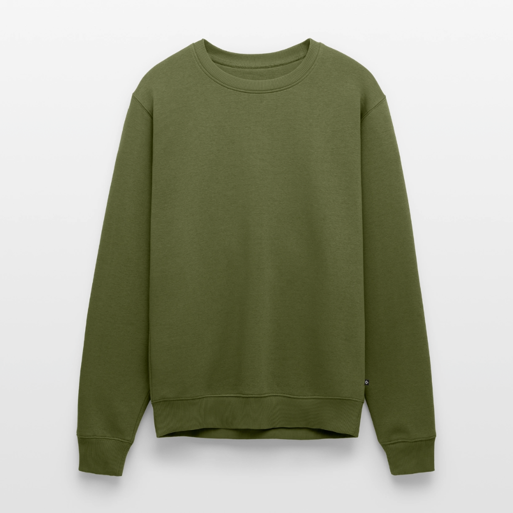 Männer Premium Pullover - Jesaja 40:31 mit Adler - Khaki