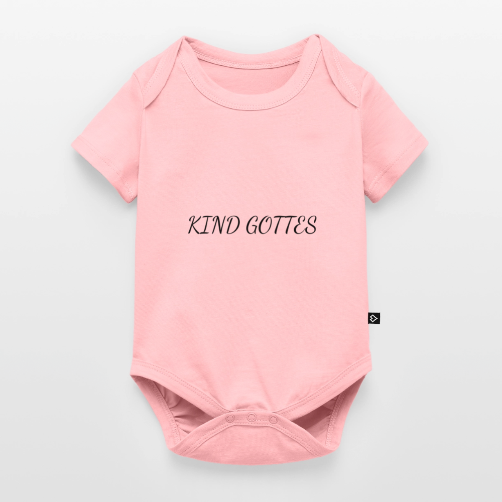 Baby Bio-Kurzarm-Body - KIND GOTTES - Rosa
