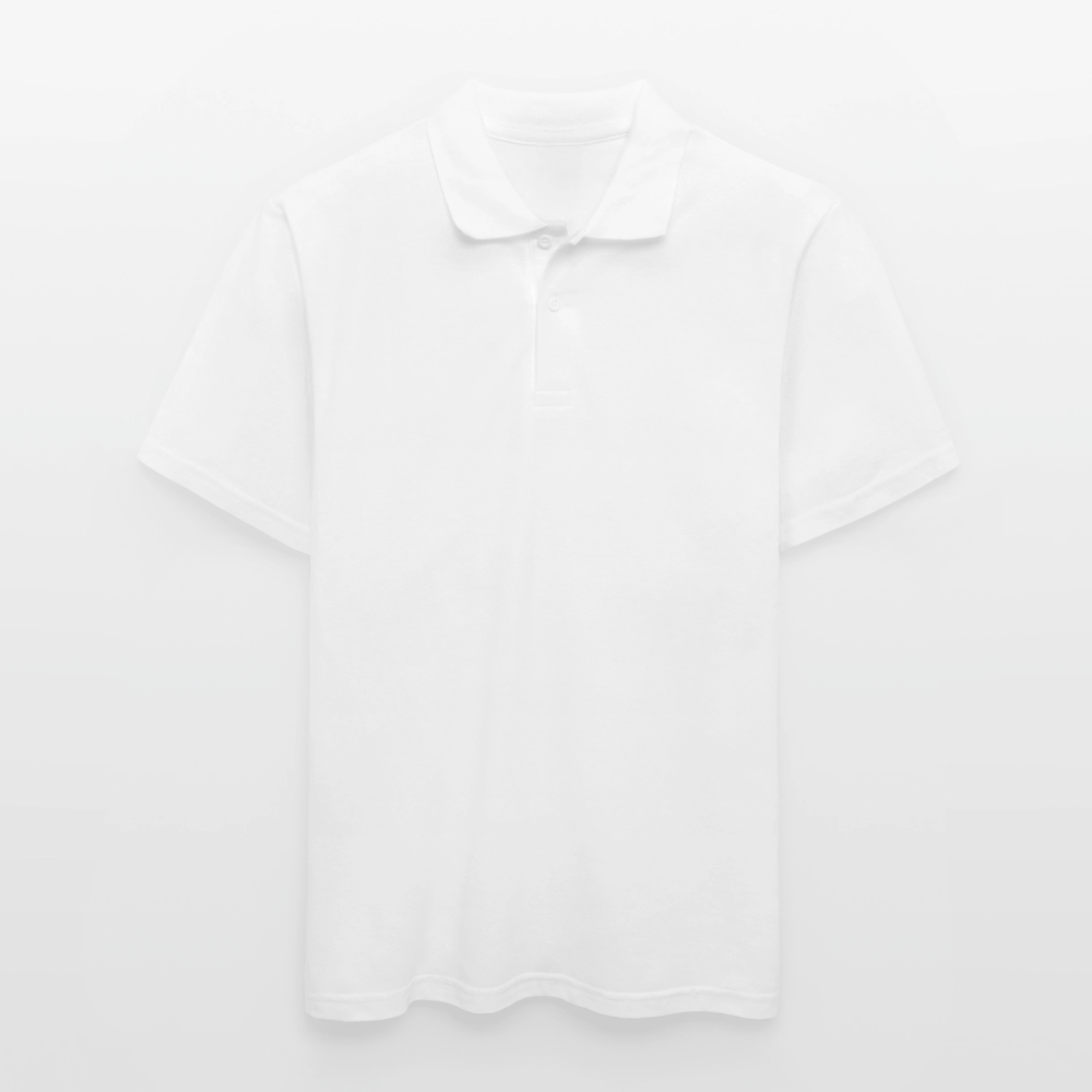 Männer Poloshirt - JESUS LEBT - Weiß